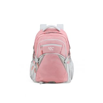 Rucsac unisex cu compartiment pentru sticla de apa - Roz
