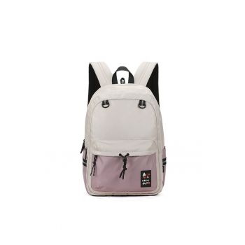 Rucsac unisex cu compartimente multiple - Roz