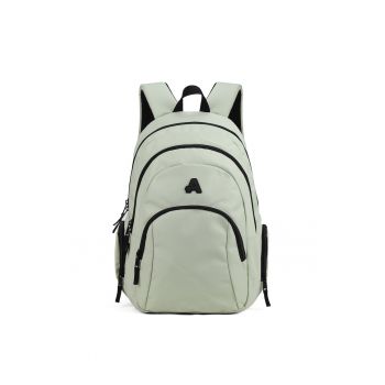 Rucsac unisex cu detaliu logo - Verde
