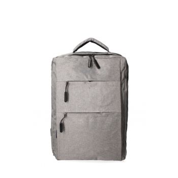 Rucsac unisex cu logo discret 175611 - Gri