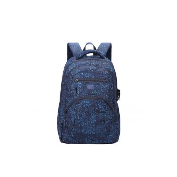 Rucsac unisex cu model - Albastru