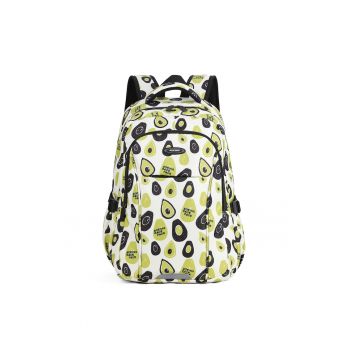 Rucsac unisex cu model si barete ajustabile - Verde