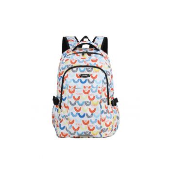Rucsac unisex cu model si bretele ajustabile - Multicolor