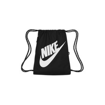 Rucsac unisex cu snur Heritage - Alb/Negru