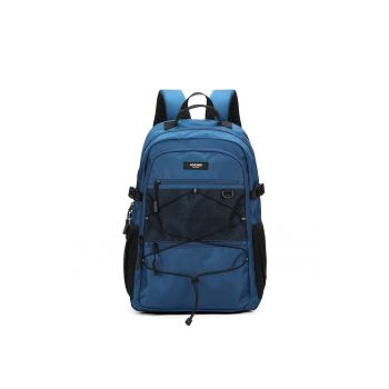 Rucsac unisex din material textil - Albastru