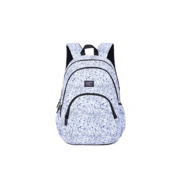 Rucsac unisex din material textil cu model - Violet