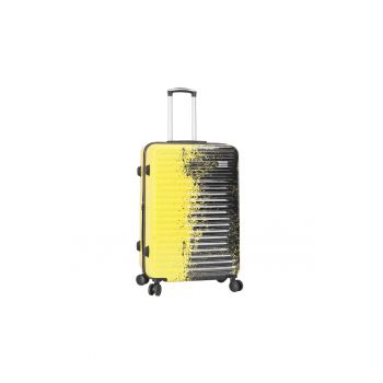 Troler Extensibil  Fermoar Antifurt - Policarbonat - SW65203 - Negru - 76 cm