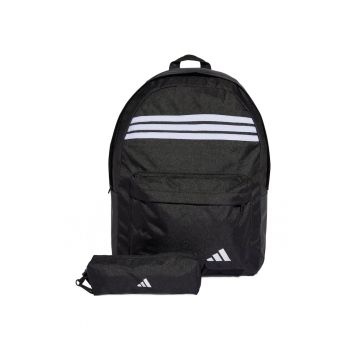 Rucsac  Classic Horizontal 3-Stripes New Logo - negru - 44x36x15 cm