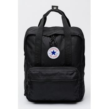 Rucsac cu aplicatie logo - Negru