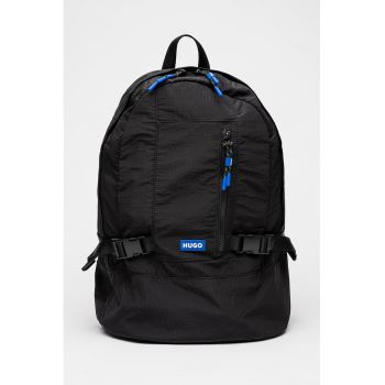 Rucsac cu aplicatie logo Vytal - Negru/Albastru royal/Alb optic
