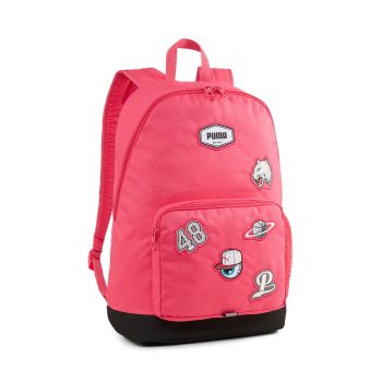 Rucsac cu aplicatii Patch - Roz aprins