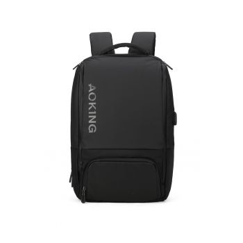 Rucsac cu buzunar exterior - Negru