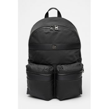 Rucsac cu buzunare cu fermoar Quantic - Negru