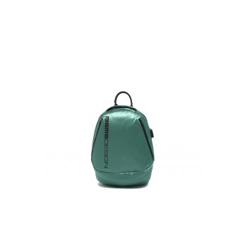 Rucsac cu buzunare cu fermoar - Verde
