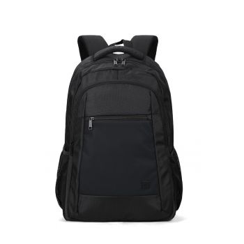 Rucsac cu buzunare laterale - Negru