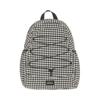 Rucsac cu buzunare laterale Urban Party Gingham - 15.8 L - Alb/Negru
