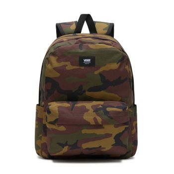 Rucsac cu imprimeu camuflaj Old Skool - 22L - Maro/Kaki