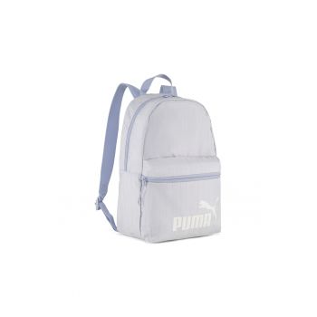 Rucsac cu imprimeu logo - 13 L - Gri deschis/Albastru azur