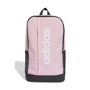 Rucsac cu imprimeu logo Linear - Alb/Negru stins/Roz pal