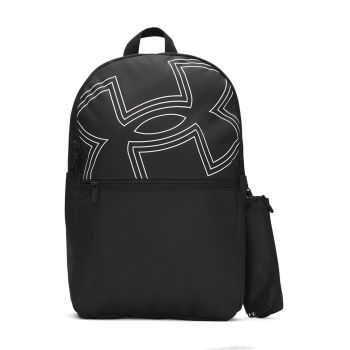 Rucsac cu imprimeu logo unisex Essential - Alb/Negru