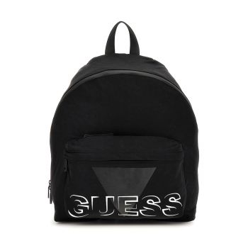 Rucsac cu imprimeu logo Venezia - Negru/Alb optic