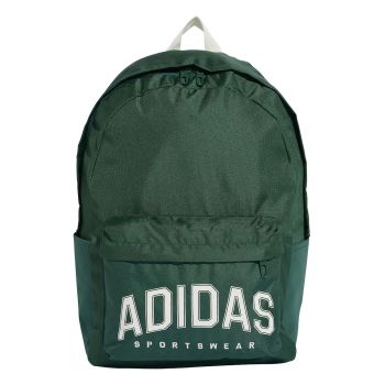Rucsac cu imprimeu si logo - 27 L - Verde padure/Alb murdar