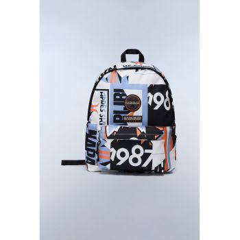 Rucsac cu model grafic Voyage - 19.5 L - Alb/Negru/Albastru deschis