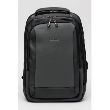 Rucsac cu model uni - Gri inchis
