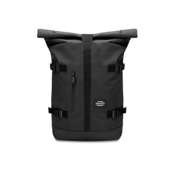 Rucsac de curierat – Rolltop - 46/62x40x15 cm - negru -  ZG862