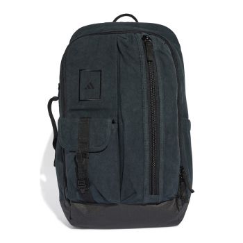 Rucsac din bumbac cu buzunare multiple - Gri carbune