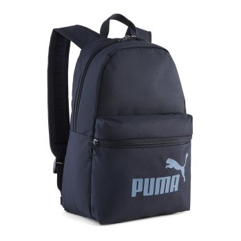 Rucsac din material textil cu buzunar frontal cu fermoar - Albastru ultramarin