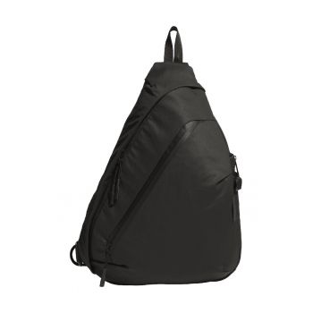 Rucsac din material textil cu fermoar - Negru