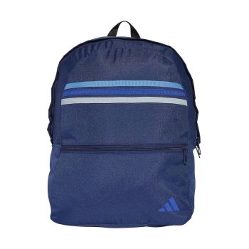 Rucsac din material textil cu logo - Albastru inchis