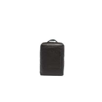 Rucsac din piele cu buzunar frontal Novara - Maro taupe