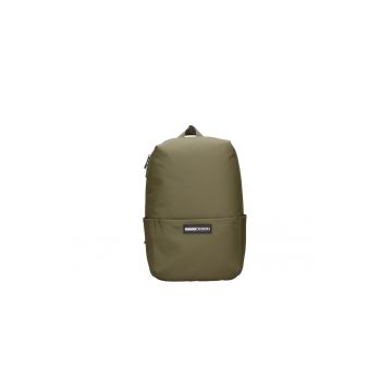 Rucsac din piele ecologica cu logo Korvus - Verde