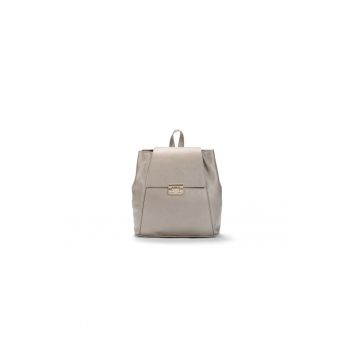 Rucsac Mic Aamina -  piele gri - 2 1 - Gri deschis