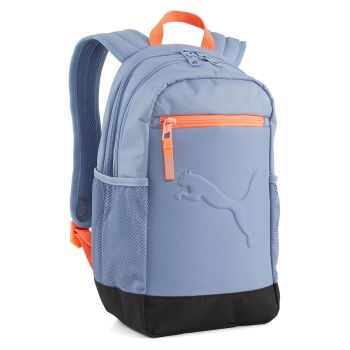 Rucsac mic din material textil cu logo in relief Buzz - Albastru pastel/Negru