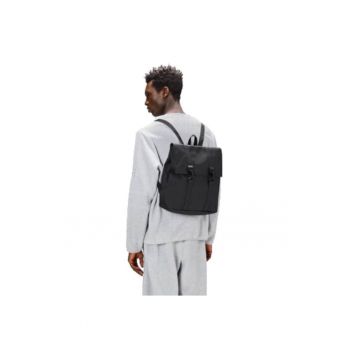 Rucsac  MSN Bag Mini - negru - material plastic