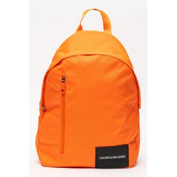 Rucsac textil cu aplicatie logo - Portocaliu