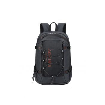 Rucsac textil cu logo - Gri inchis