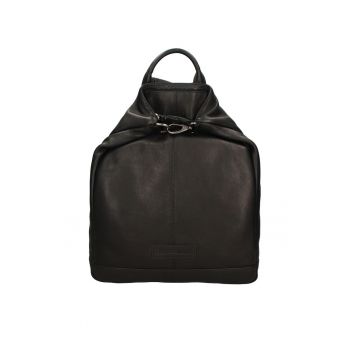 Rucsac tote convertibil de piele - Negru