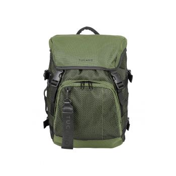 Rucsac uni cu bareta ajustabila pe piept - Verde