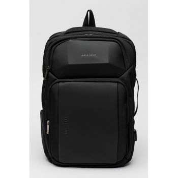 Rucsac uni cu compartimente multiple - Negru