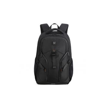 Rucsac unisex cu aplicatie logo - Negru