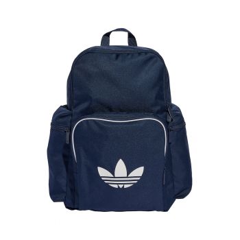 Rucsac unisex cu buzunare cu fermoar Adicolor - Albastru inchis