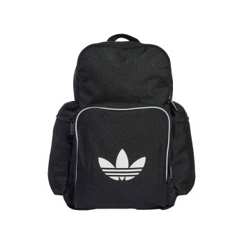 Rucsac unisex cu buzunare cu fermoar Adicolor - Negru