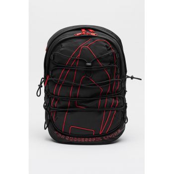 Rucsac unisex cu compartimente multiple Tech-D X - Rosu/Negru