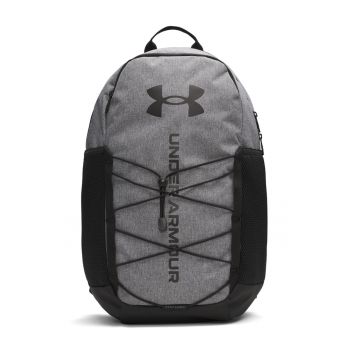 Rucsac unisex cu finisaj rezistent la apa Hustle 6.0 - 26 L - Negru/Gri deschis melange