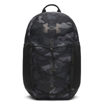 Rucsac unisex cu finisaj rezistent la apa Hustle 6.0 - 26 L - Negru stins/Gri inchis