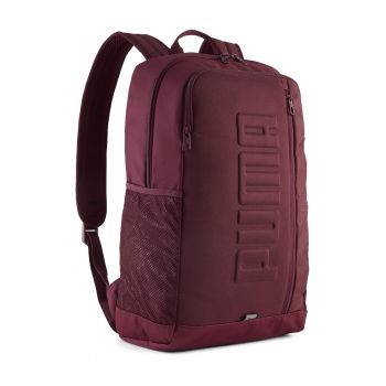 Rucsac unisex cu logo in relief -26L - Visiniu